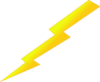 Lighting Bolt Plain Clip Art