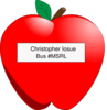 Apple Name Tag Clip Art