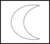 Clear Moon Clip Art