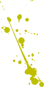 Yellow Paint Splatter Clip Art