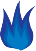 Blue Flame Clip Art