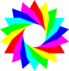 Triangular Circle Rainbow Clip Art