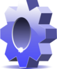 Blue Gear Clip Art