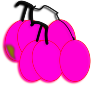 Cartoon Grapes Clip Art