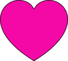 Pink Heart Clip Art