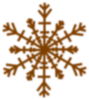 Snow Flake Shadow Clip Art