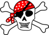 Pirate Cross Bones Clip Art