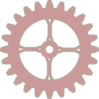 Red Gear Clip Art