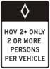 Hov Road Sign Clip Art