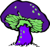 Purple Mushroom Clip Art