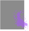 Purple Splat Clip Art