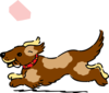 Dog Runnimg Clip Art