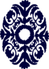 Paisley Navy Clip Art