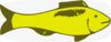 Yellow Fish Clip Art