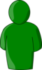 Single User Green Clip Art