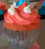 Blurred Cupcake Photo Clip Art