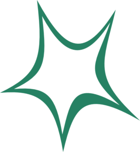 Teal Star Clip Art