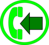 Big Phone Green Clip Art