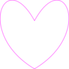 Heart Outline Clip Art