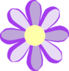 Purple Flower Clip Art