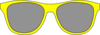 Yellow Sunglass Clip Art