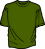 Green 2 T-shirt Clip Art
