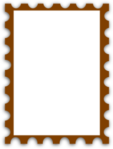 Blank Postage Stamp Clip Art