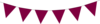 Magenta Bunting Clip Art