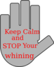 Stop Whining Clip Art
