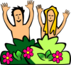 Adam & Eve Clip Art