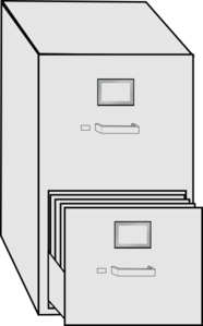 Filing Cabinet Clip Art