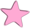 Pink Star Clip Art