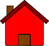 Red House Clip Art