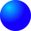 Bubble Blue Gradient Clip Art