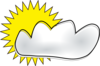 Partly Cloudy Clip Art