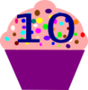 Cupcake 10 Clip Art