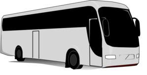 Gray Bus Clip Art