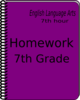 Homework Notebook Clip Art