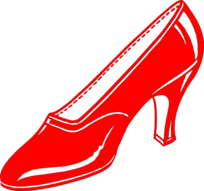 Red Heals Clip Art