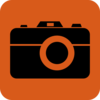 Orange Camera Black Clip Art