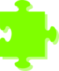 Green Puzzle Clip Art