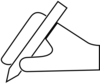 Hand Cursor Pen Clip Art