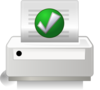 Printer Green Tick Clip Art