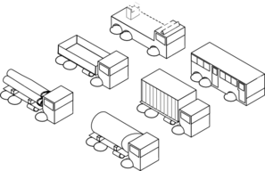 Camiones Blancos Clip Art