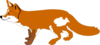 Fox Running Clip Art