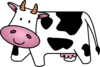 Black And White Cow Clip Art