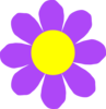 Purple Flower Clip Art