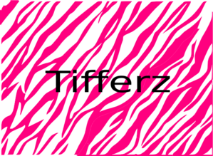 Pink And White Zebra Print Background Clip Art
