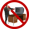 Stop Computer Rage Clip Art