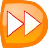 Rewind Orange Clip Art